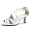 Open Toe Fischmund High Heels Hochzeit Brautschuhe Satin Abschlussball Sandalen - Seite 2