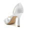 Sommer Satin High Heels Edle Elegante Bankett High Heels Hochzeit Prom Frauenschuhe - Seite 3