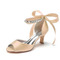 Braut Stiletto Hochzeitsschuhe Open Toe Sandalen Hochzeit große Brautjungfernschuhe - Seite 13