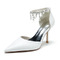 Hochzeit Damenschuhe Kristall Pailletten Brautschuhe Hochzeit High Heels - Seite 6