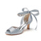 Braut Stiletto Hochzeitsschuhe Open Toe Sandalen Hochzeit große Brautjungfernschuhe - Seite 15