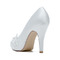 Satin Strass Fisch Mund Schuhe Braut Hochzeit High Heels - Seite 6