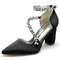 Satin Braut Brautjungfer Schuhe rosa Hochzeitsschuhe Dinner-Party Performance High Heels - Seite 13