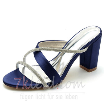 Open Toe Hochzeitsschuhe Satin wasserdichte Plattform Super High Heel Hochzeit Hochzeit High Heels - Seite 12