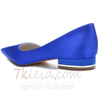 Spitzschuhe Satin flache Schuhe Partei Abschlussball lässig Damenschuhe - Seite 6