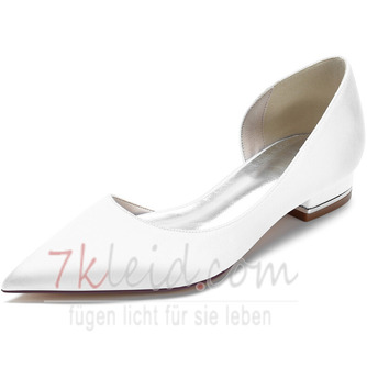 Spitzschuhe Satin flache Schuhe Partei Abschlussball lässig Damenschuhe - Seite 2