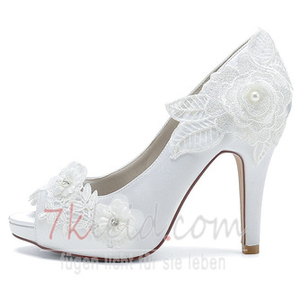 Hochzeit Damenschuhe flachen Mund Fischkopf High Heels Strass einzelne Schuhe Brautjungfer Bankett Kleid Sandalen - Seite 3