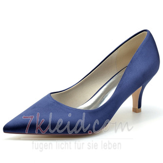 Spitz High Heels Hochzeit Brautschuhe Satin Seide High Heels Dinner Party Kleid Schuhe - Seite 10